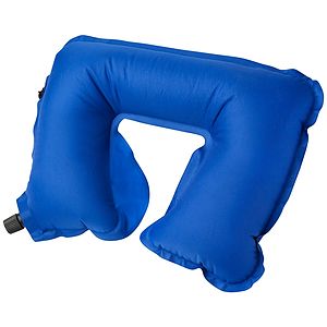 Self InflatingTtravel Pillow Inside Clear Drawstring Bag