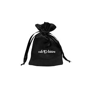 Small Trendy Satin Drawstring Pouch