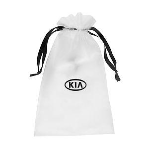Large Frosted Drawstring Pouch