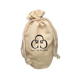 X-Large Round Bottom Muslin Cotton Pouch