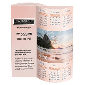 Beach Wave Desk Calendar