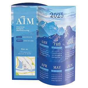 Scenic Wave Desk Calendar