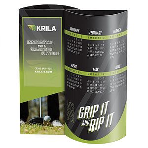 Golf Wave Desk Calendar