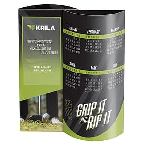 Golf Wave Desk Calendar