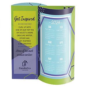 Color Block Wave Desk Calendar