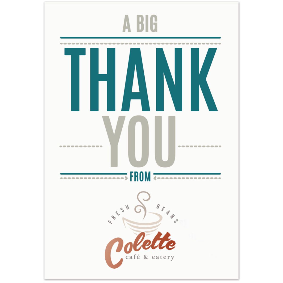 Big Thank You Greeting Card | Order Swag