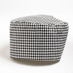 Houndstooth Baker's Cap