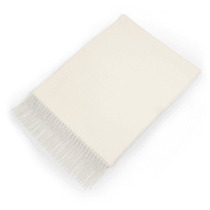 100% White Cashmere Scarf