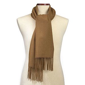 Camel Cashmere Blend Winter Muffler Scarf