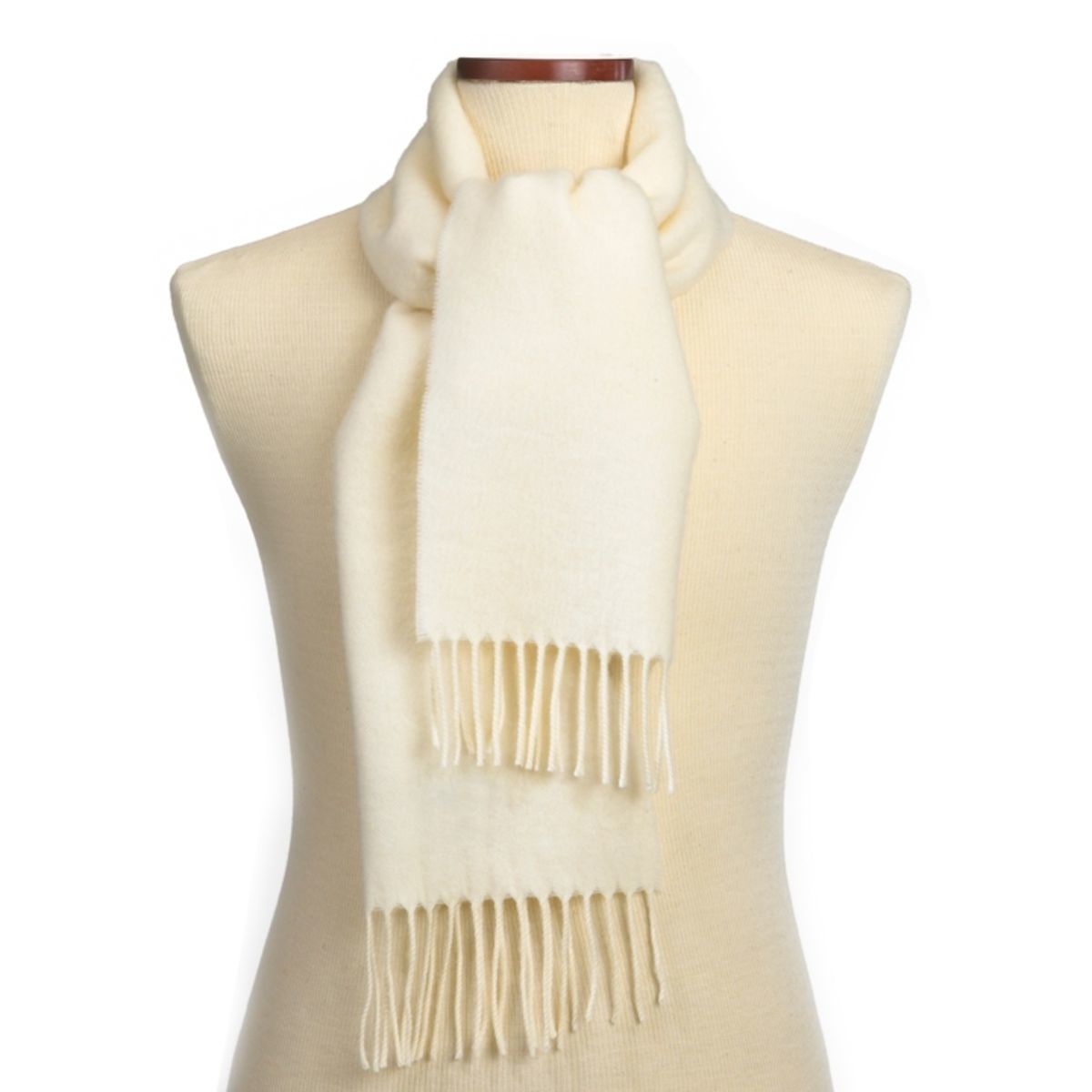 Ivory Acrylic Scarf