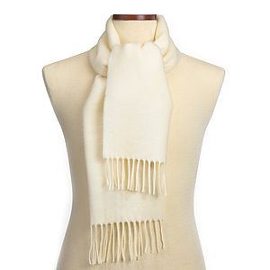 Ivory Acrylic Scarf