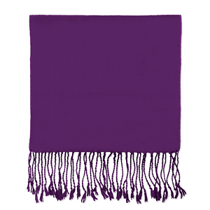 Purple Bamboo Winter Scarf