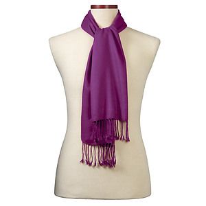 Purple Bamboo Winter Scarf