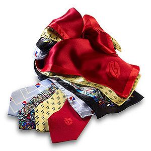 Custom Wet Dye Polyester Logo Scarf (36"x36")