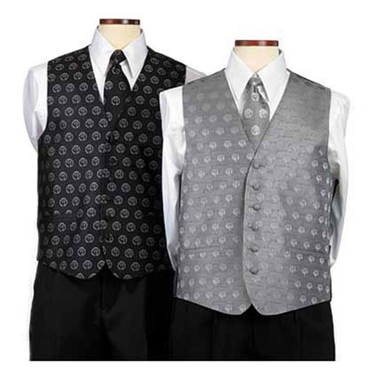Mens Custom Woven Polyester Vest