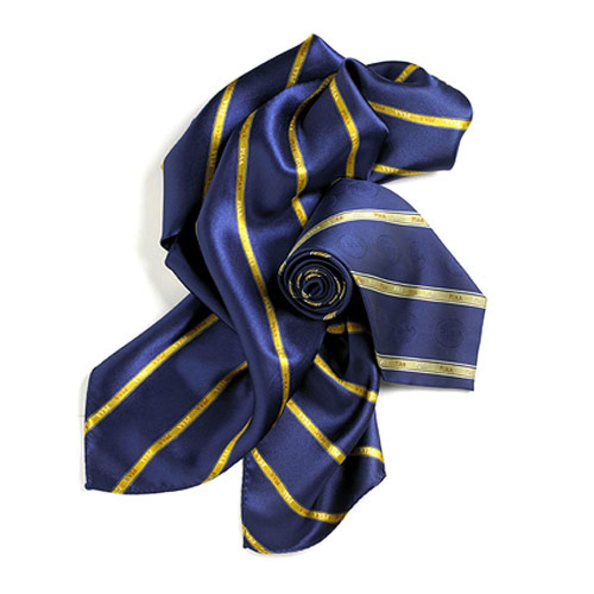 Custom Wet Dye Silk Logo Scarf (10"x54")
