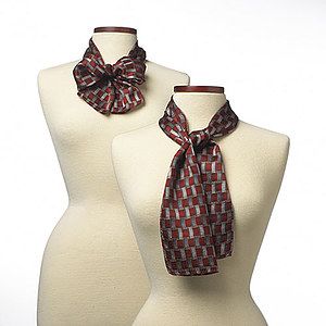 Marquette Career Collection Silk Scarf - 8"x45"