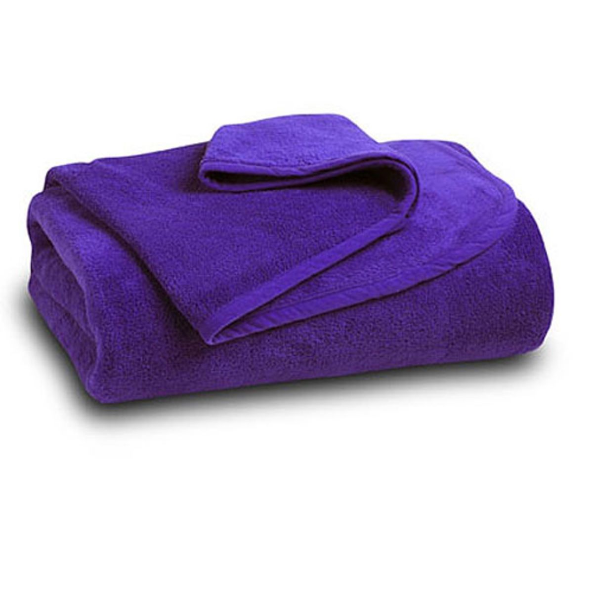 Purple Coral Fleece Throw Blanket