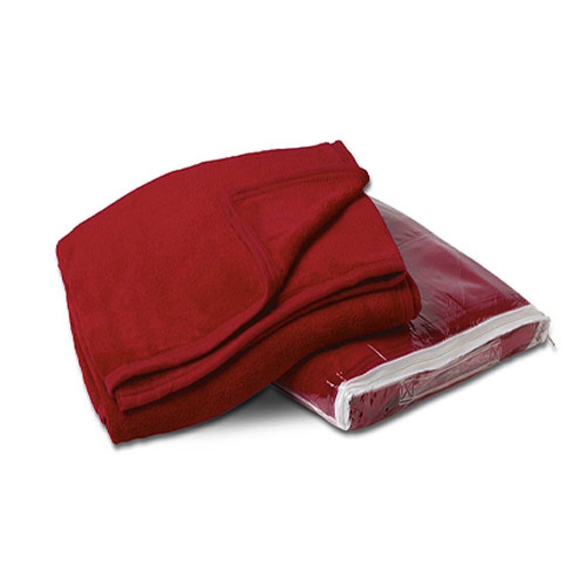 Red Coral Fleece Throw Blanket
