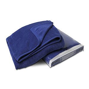 Royal Blue Coral Fleece Throw Blanket