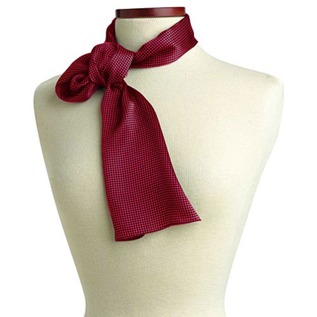 Pink Carlton Silk Scarf - 8"x45"