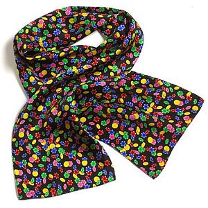Jackpot Casino Chip Ladies Silk Scarf - 8"x45"