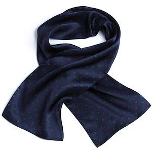 Lucky Day Shamrock Ladies Silk Scarf - 8"x45"