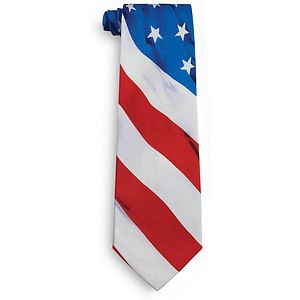 American Pride Patriotic Flag Tie