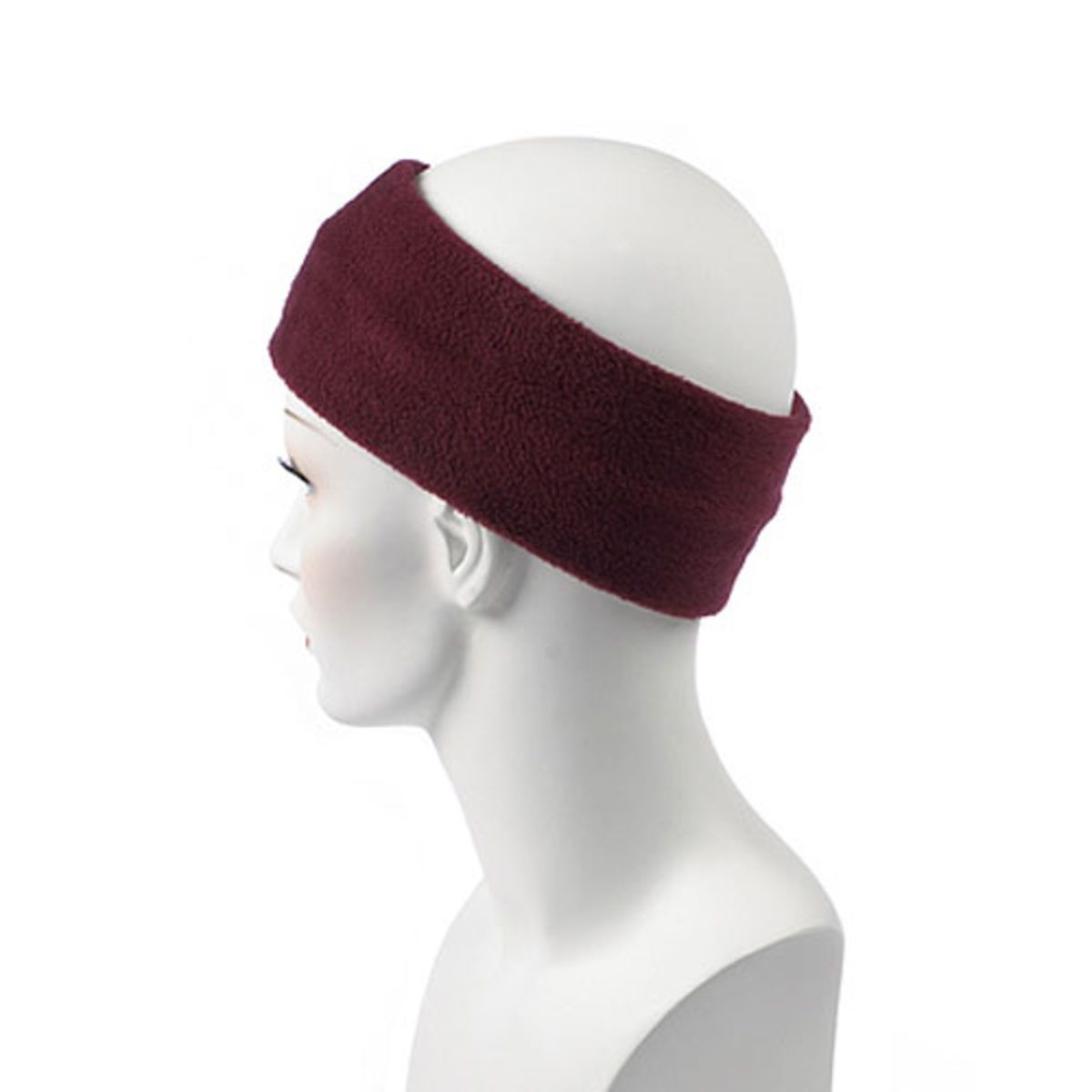 Maroon Fleece Headband