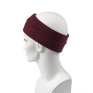Maroon Fleece Headband
