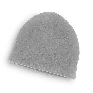 Heather Gray Fleece Beanie Cap