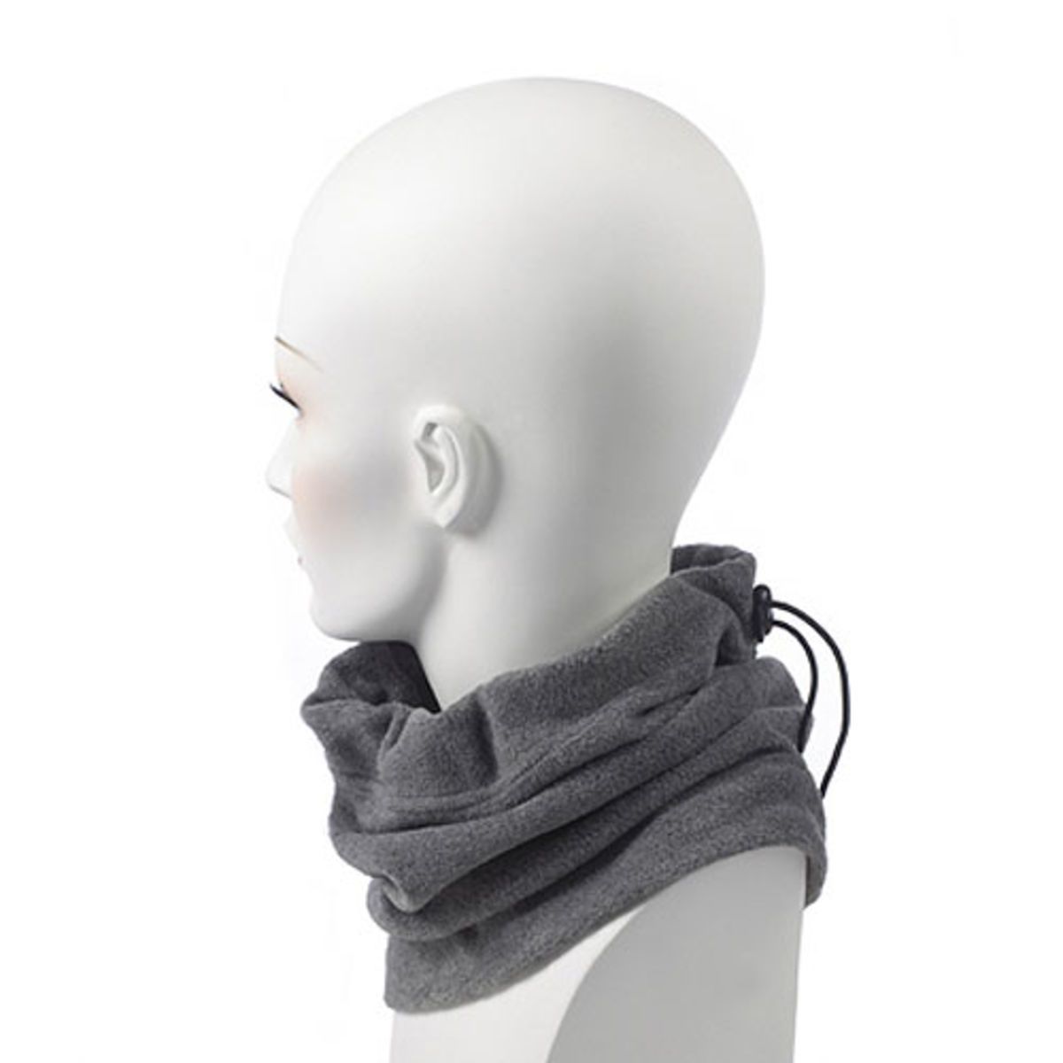 Charcoal Gray Fleece Neck Gaiter