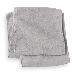 Gray Fleece Neck Scarf