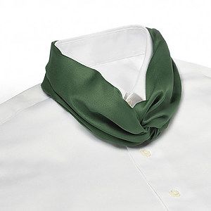 Kelly Green Banded Knot Scarf
