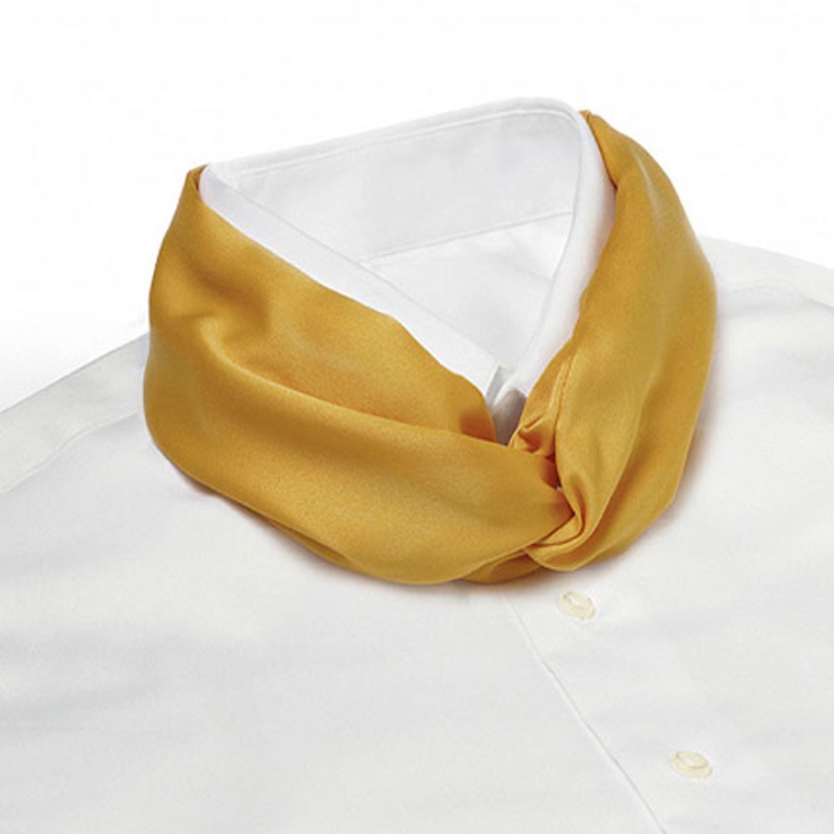 Gold Banded Knot Scarf