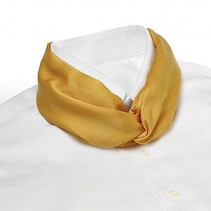 Gold Banded Knot Scarf