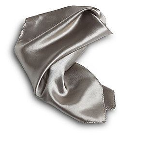 Beige Polyester Satin Scarf - 30"x30"