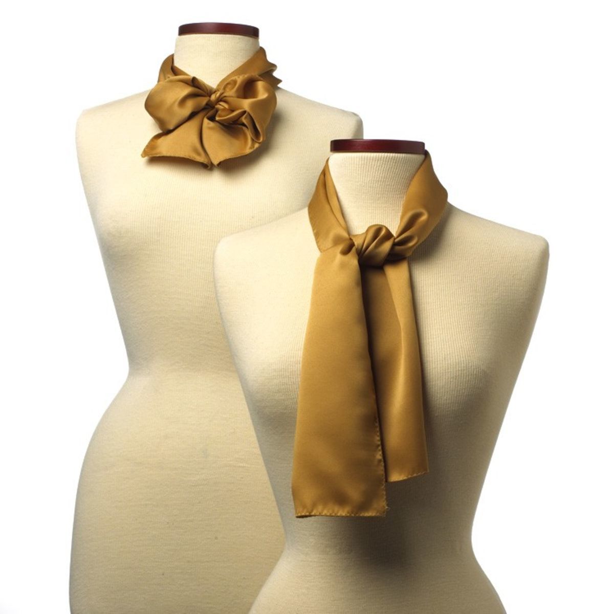 Vegas Gold Silk 10" x 54" Scarf