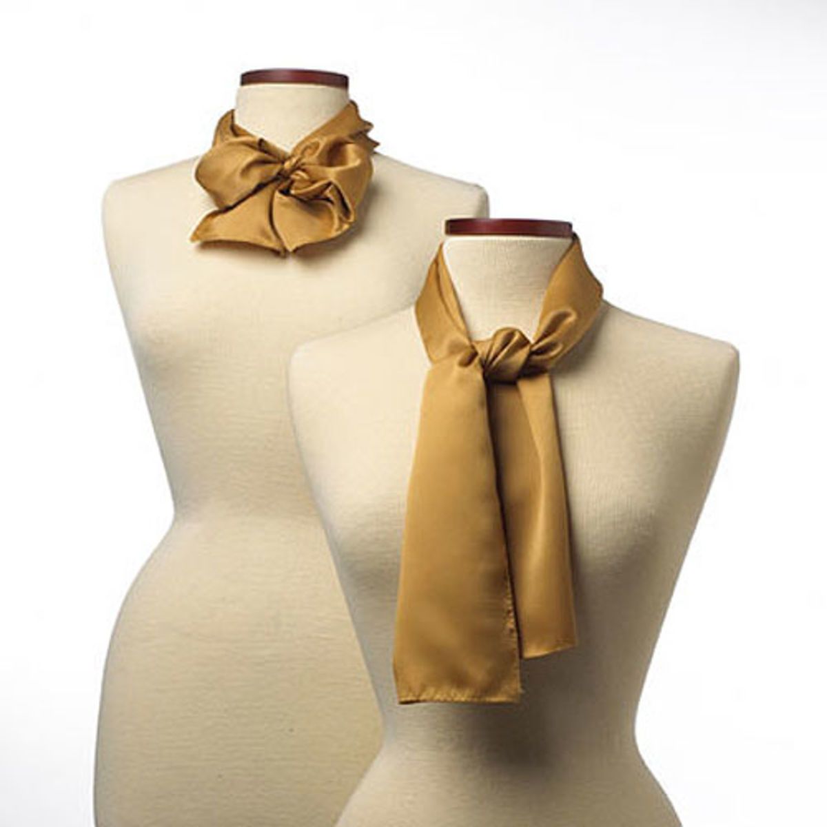 Vegas Gold Silk Scarf - 8"x45"