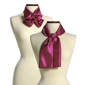 Fuchsia Silk 10" x 54" Scarf
