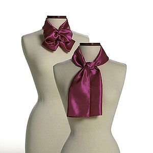 Solid Series Fuchsia Silk Scarf - 8"x45"