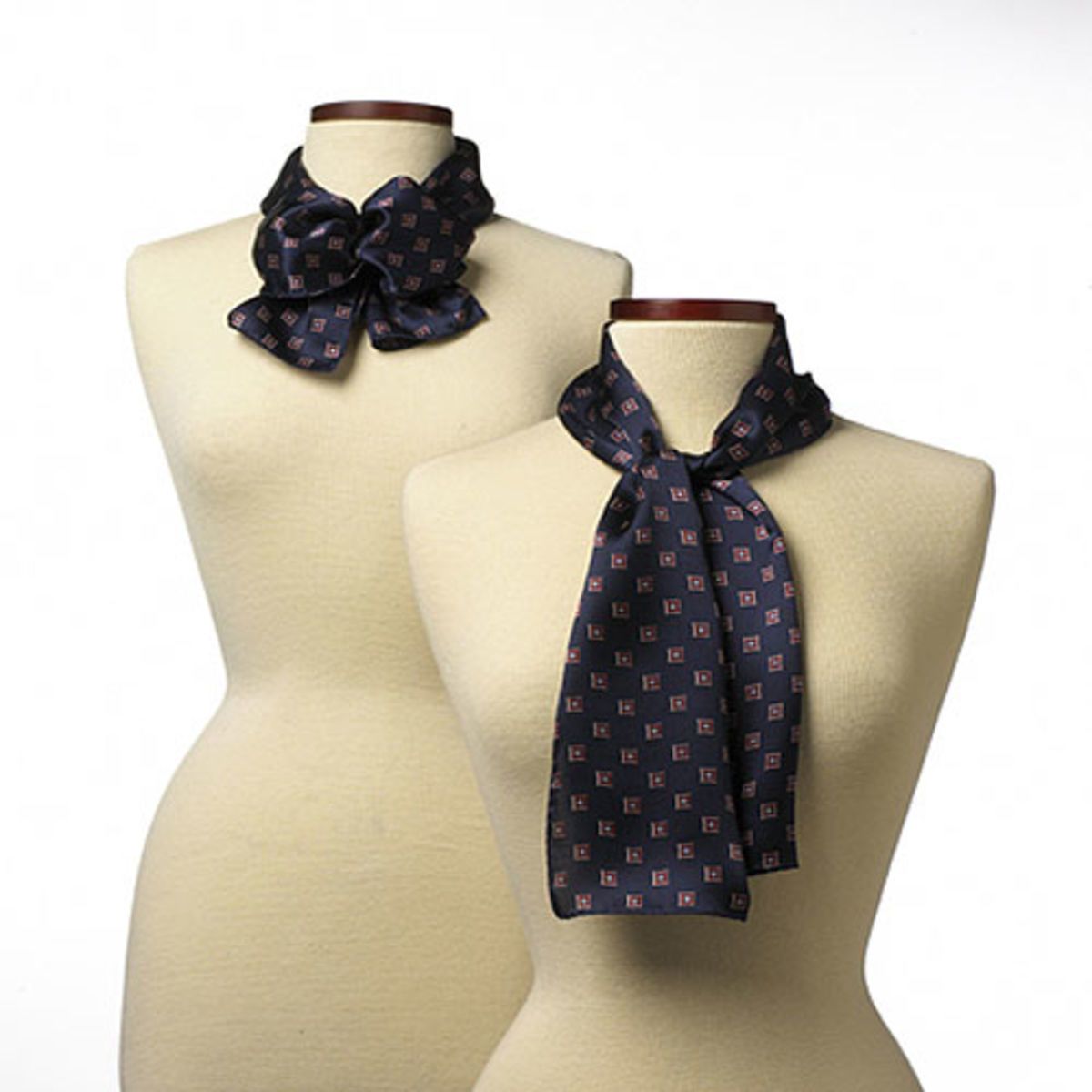 Navy Blue Vasari Polyester Scarf - 8"x45"