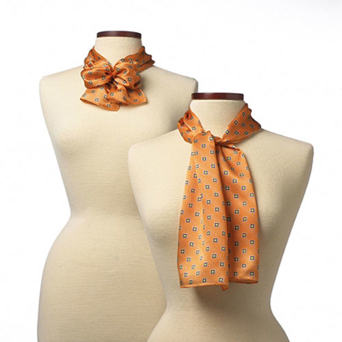Orange Vasari Polyester Scarf - 8"x45"