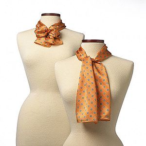 Orange Vasari Polyester Scarf - 8"x45"