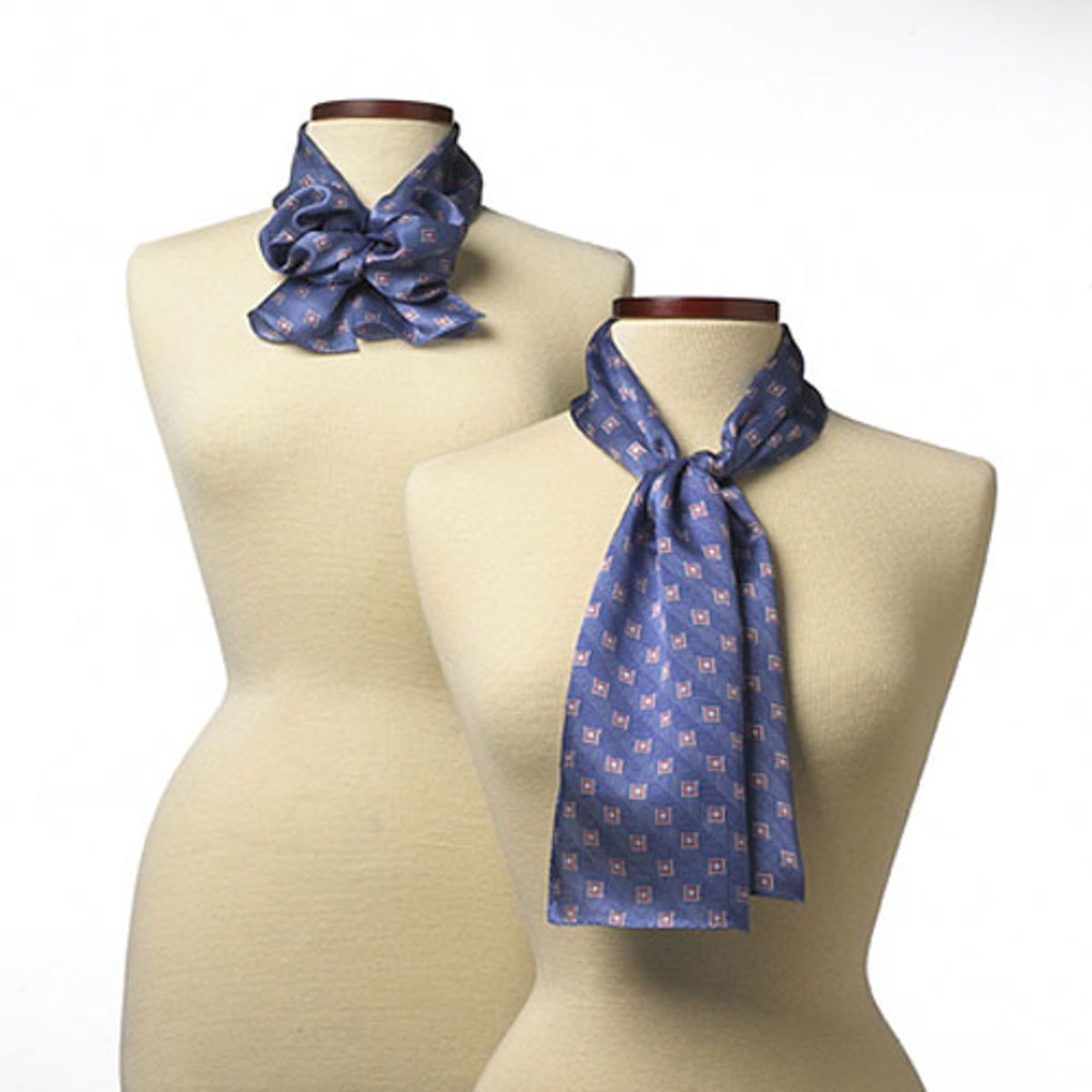Royal Blue Vasari Polyester Scarf - 8"x45"