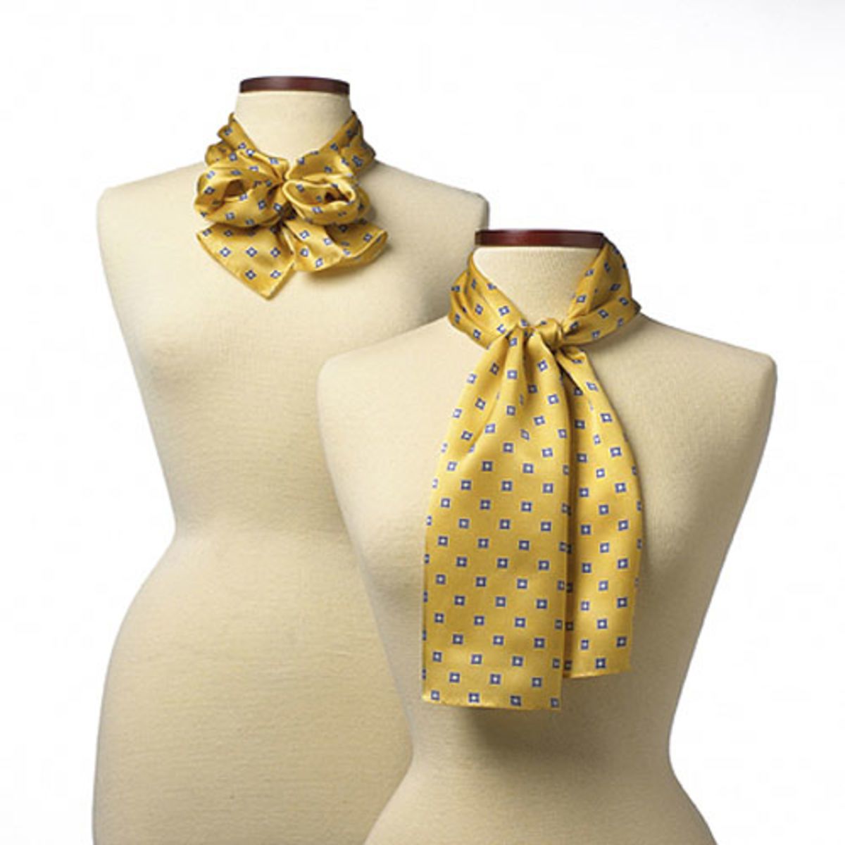 Yellow Vasari Polyester Scarf - 8"x45"