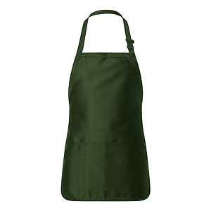 Medium Length Apron w/ Pocket - Full Color