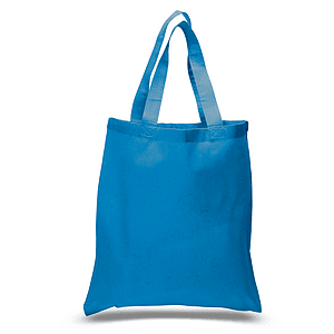 Canvas Slim Tote w/ Webbing Handles