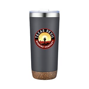 22 Oz. Vacuum Tumbler with Cork Bottom