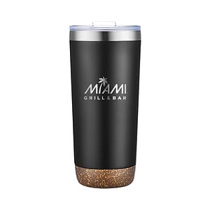 22 Oz. Vacuum Tumbler with Cork Bottom